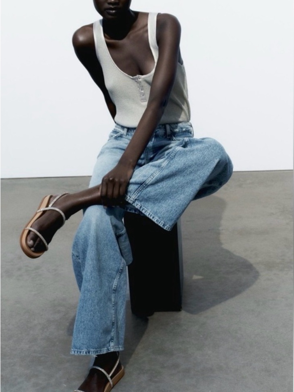 Zara Rhinestone sandals - Picture 2 of 4